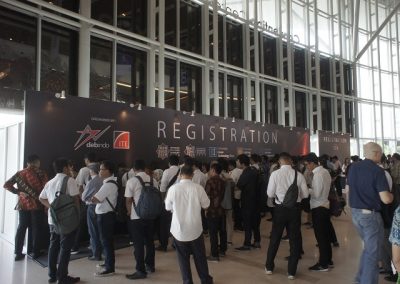 Registration Condition at IndoBuildTech Expo 2019 Registration Booth