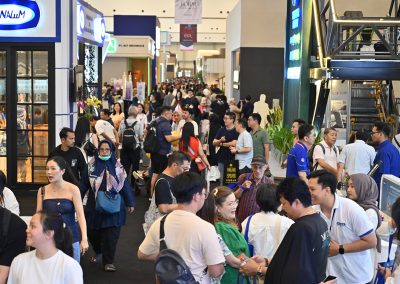 Crowd visitor at IndoBuildTech Expo 2025