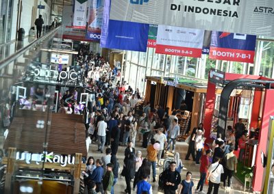 Crowd visitor at IndoBuildTech Expo 2025