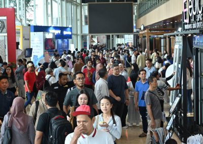 Crowd visitor at IndoBuildTech Expo 2025