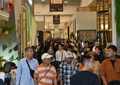 Crowd visitor at IndoBuildTech Expo 2025