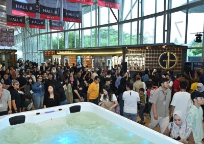 Crowd visitor at IndoBuildTech Expo 2025