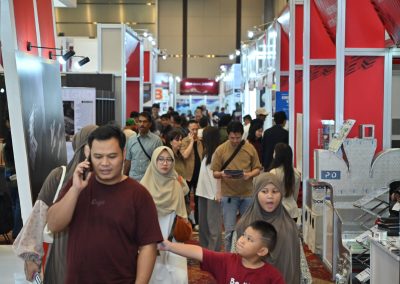 Crowd visitor at IndoBuildTech Expo 2025