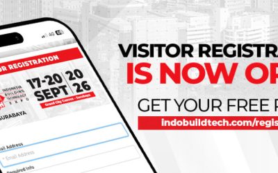 IndoBuildTech Expo 2026 Kembali Hadir di Surabaya yang menghadirkan rangkaian produk dan Inovasi terbaik di bidang bangunan & interior. Registrasi pengunjung resmi dibuka.