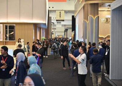 Crowd visitor at IndoBuildTech Expo 2026